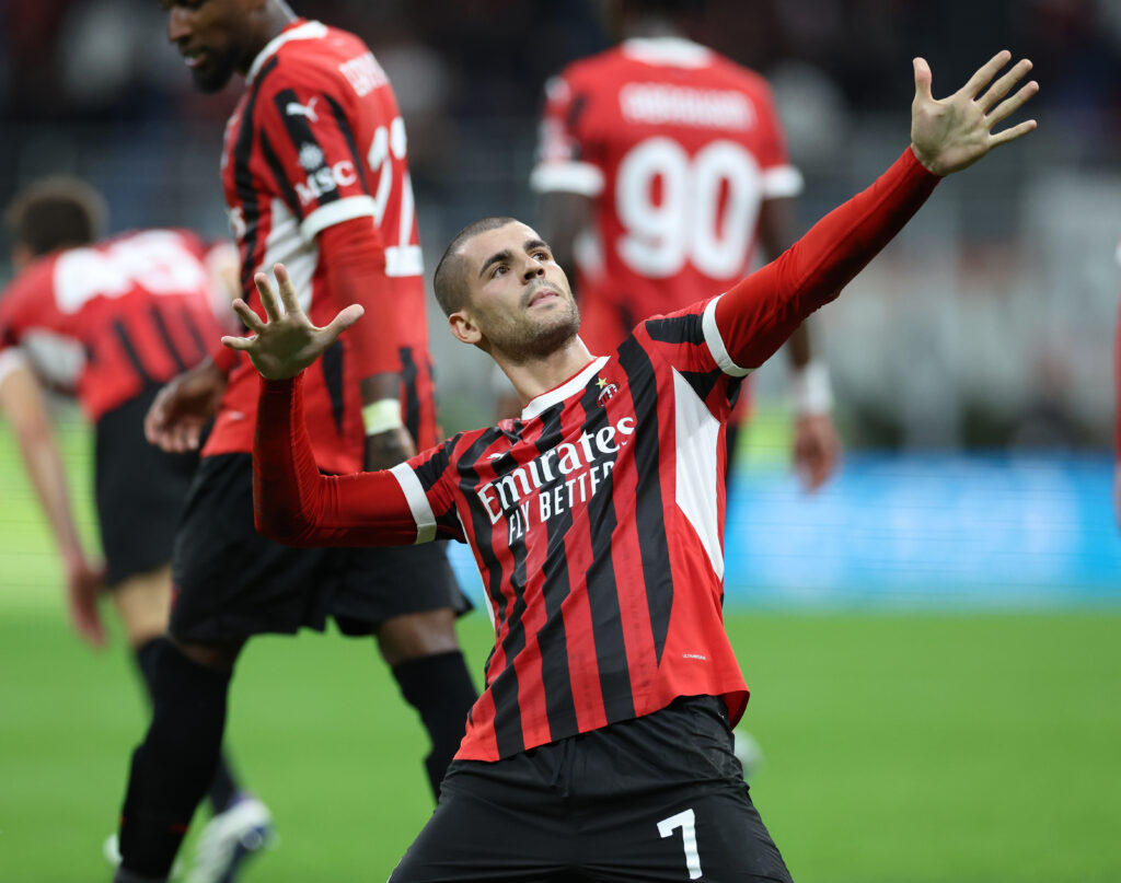 Álvaro Morata AC Milan Milan-Lecce 3-0 Serie A 2024-2025