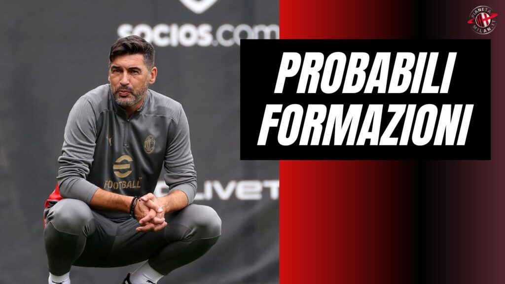 Probabili formazioni Milan-Lecce Serie A 2024-2025