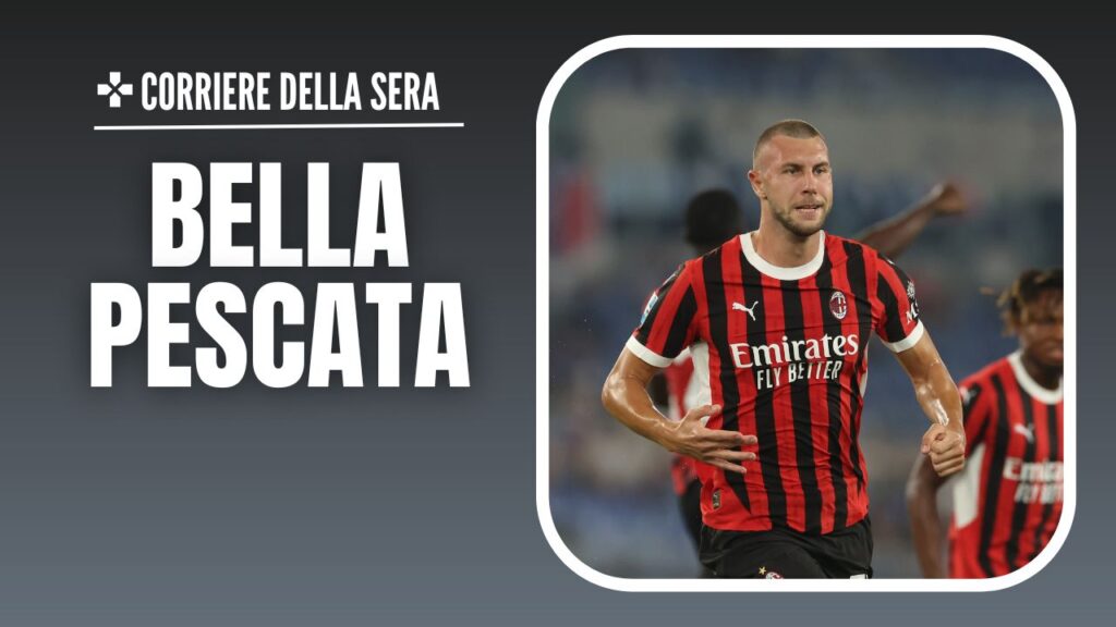 esultanza gol Strahinja Pavlovic AC Milan Lazio-Milan 2-2 Serie A 2024-2025