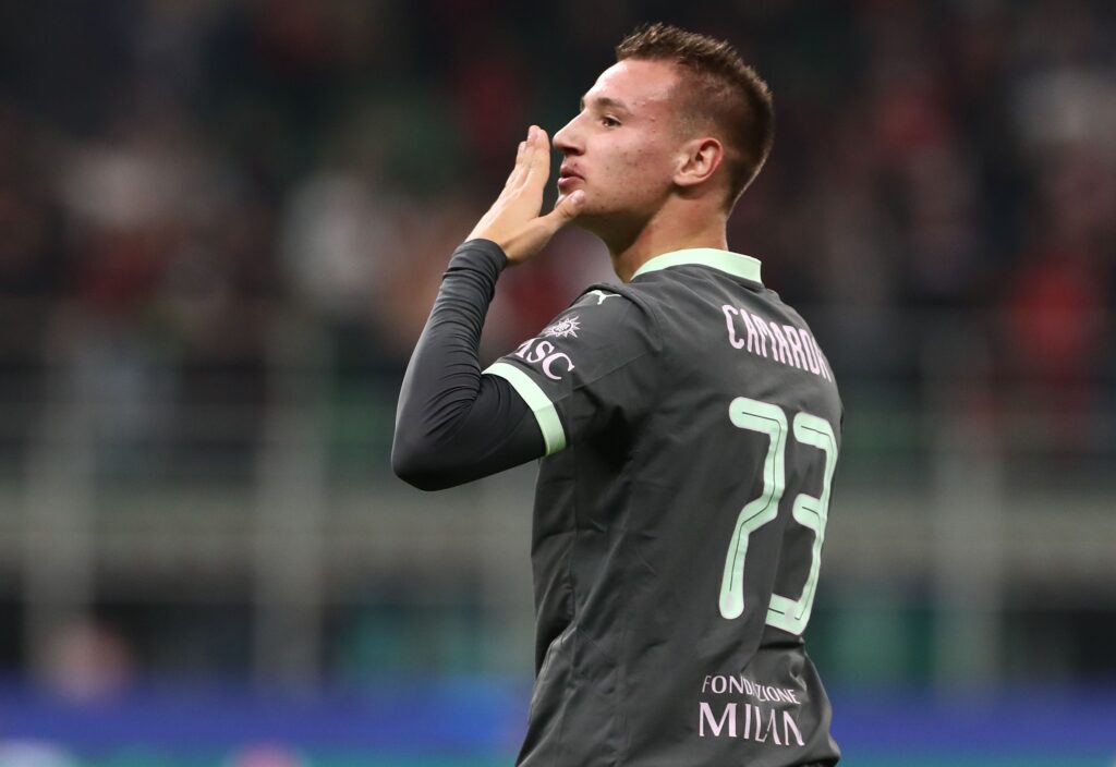 Francesco Camarda Milan-Bruges 3-1 Champions League News