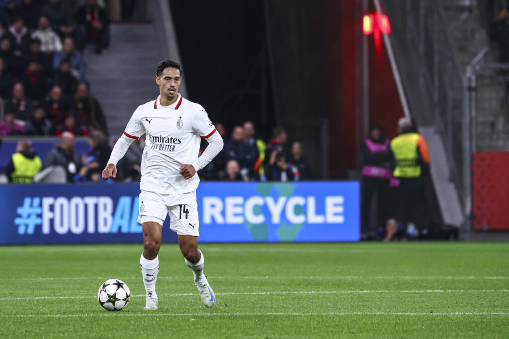 Tijjani Reijnders AC Milan Bayer Leverkusen-Milan 1-0 Champions League 2024-2025