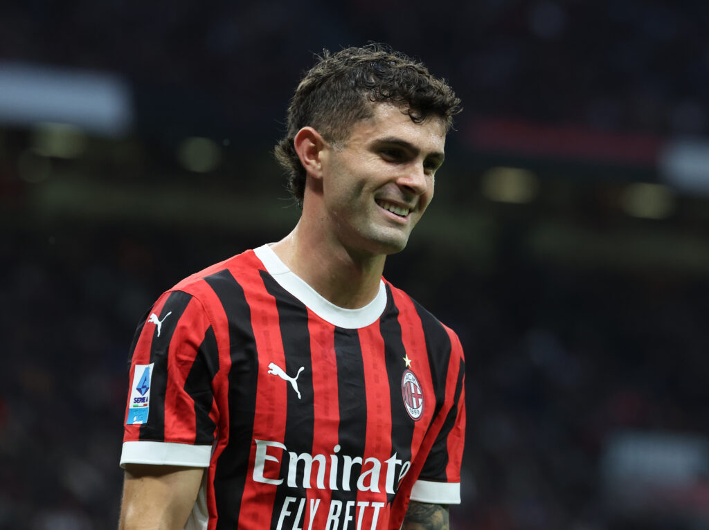 Christian Pulisic AC Milan Milan-Udinese 1-0 Serie A 2024-2025