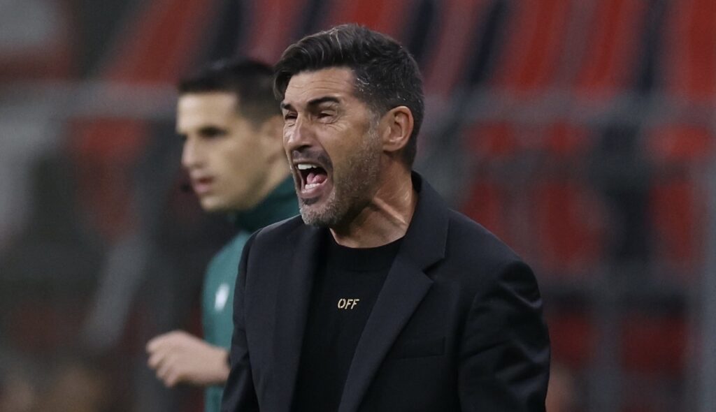 Paulo Fonseca AC Milan Bayer Leverkusen-Milan 1-0 Champions League 2024-2025