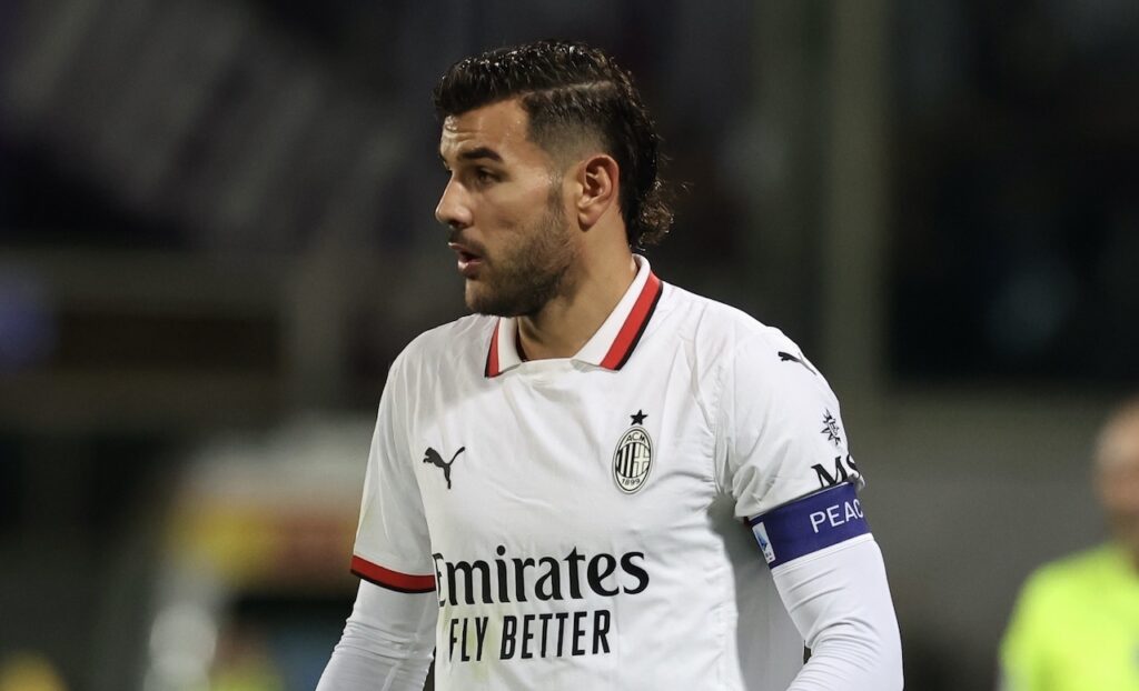Theo Hernández AC Milan Fiorentina-Milan 2-1 Serie A 2024-2025