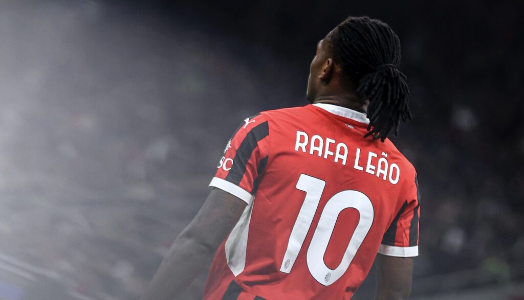 Rafael Leao AC Milan Milan-Napoli 0-2 Serie A 2024-2025
