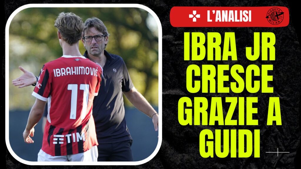 Maximilian Ibrahimovic, figlio di Zlatan Ibrahimovic e attaccante del Milan Primavera (Getty images)