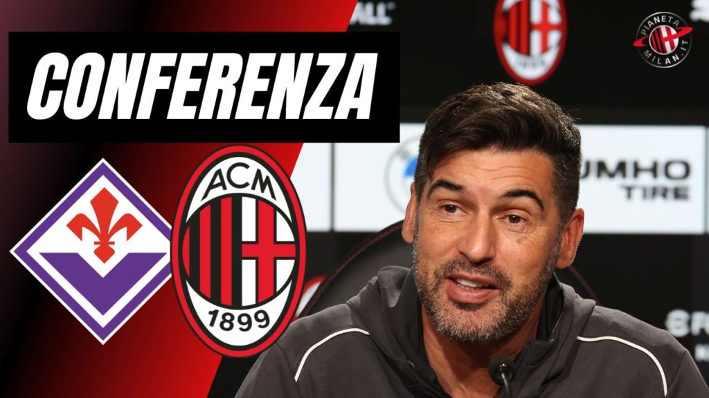 Paulo Fonseca Fiorentina-Milan conferenza live Serie A 2024-25 news