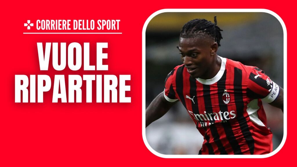 Milan-Bruges Champions League 2024-2025 Leao