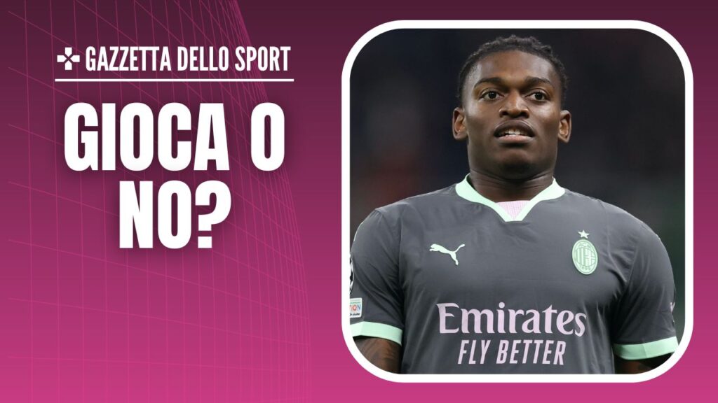 Milan-Napoli Serie A 2024-2025 Leao