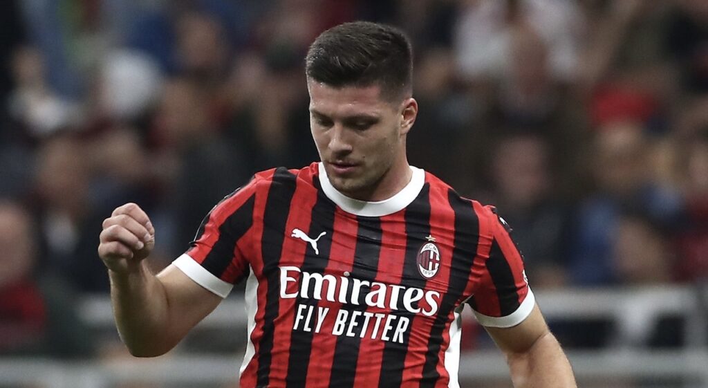 Luka Jovic AC Milan Milan-Lecce 3-0 Serie A 2024-2025