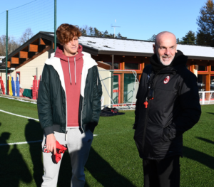 Stefano Pioli AC Milan allenamento Milanello Sinner