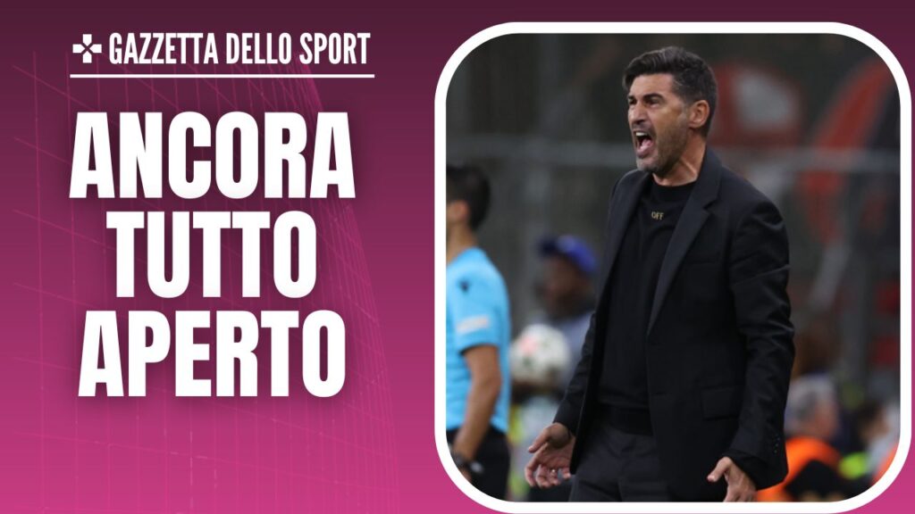 Paulo Fonseca AC Milan Bayer Leverkusen-Milan 1-0 Champions League 2024-2025