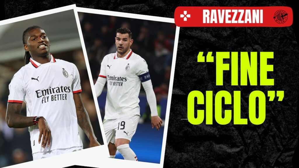 Rafael Leao e Theo Hernández AC Milan Fiorentina-Milan 2-1 Serie A 2024-2025