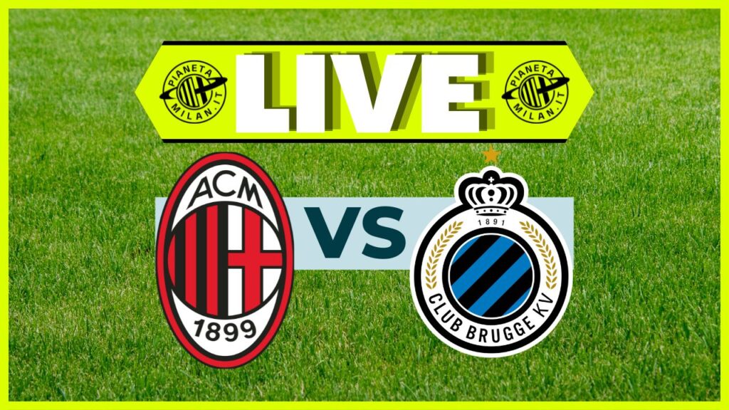 LIVE Milan-Bruges Champions League 2024-2025