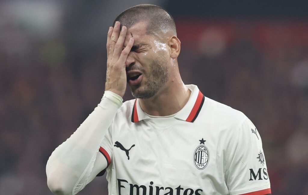 Álvaro Morata AC Milan Bayer Leverkusen-Milan 1-0 Champions League 2024-2025