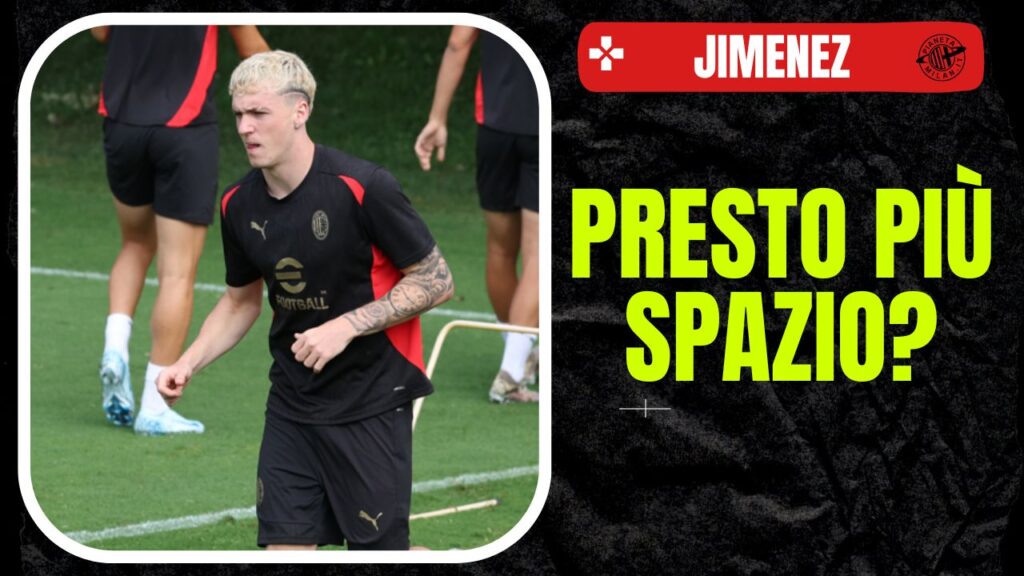 Alex Jimenez AC Milan allenamento Milanello