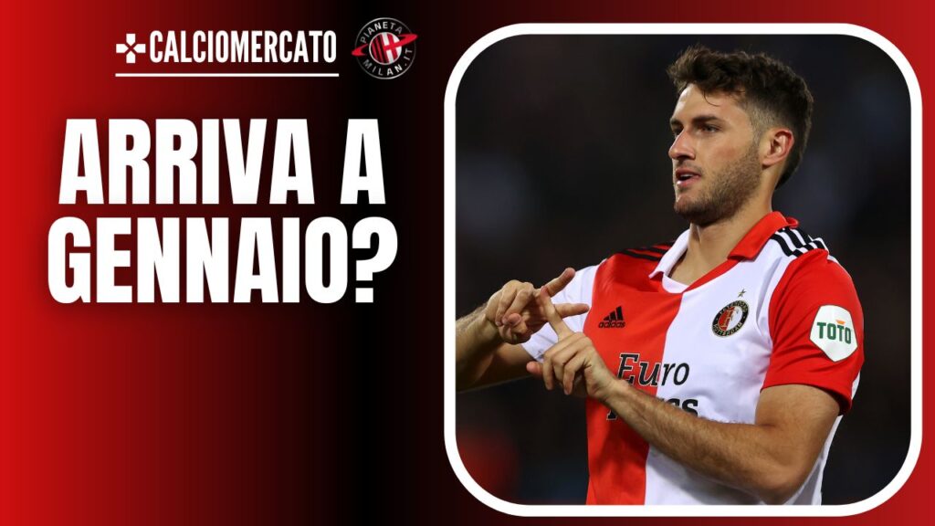Santiago Giménez Feyenoord Calciomercato AC Milan