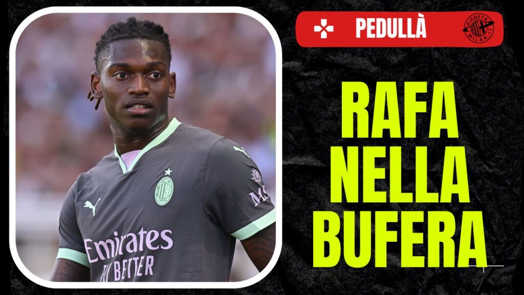 Rafael Leao attaccante AC Milan Milan-Lecce 3-0 Serie A 2024-2025
