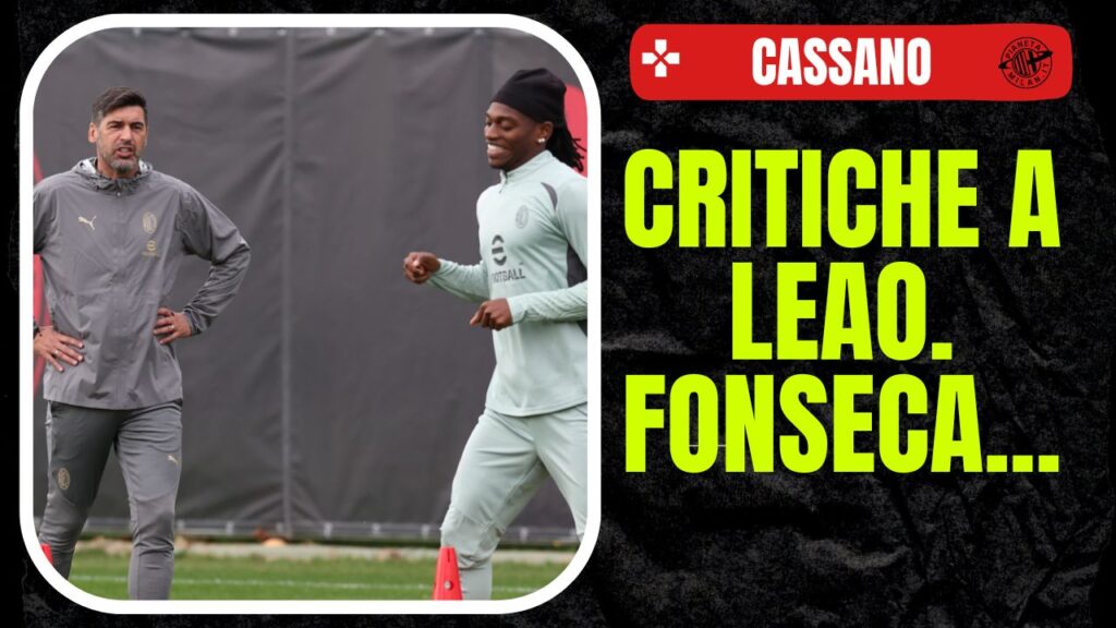 Paulo Fonseca AC Milan allenamento Milanello Leao Cassano
