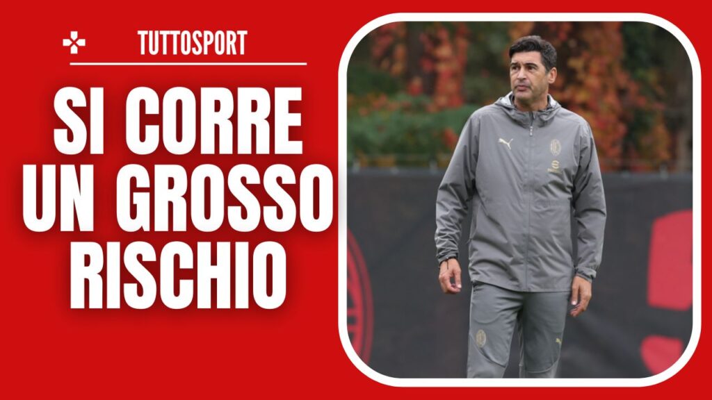 Paulo Fonseca AC Milan allenamento Milanello