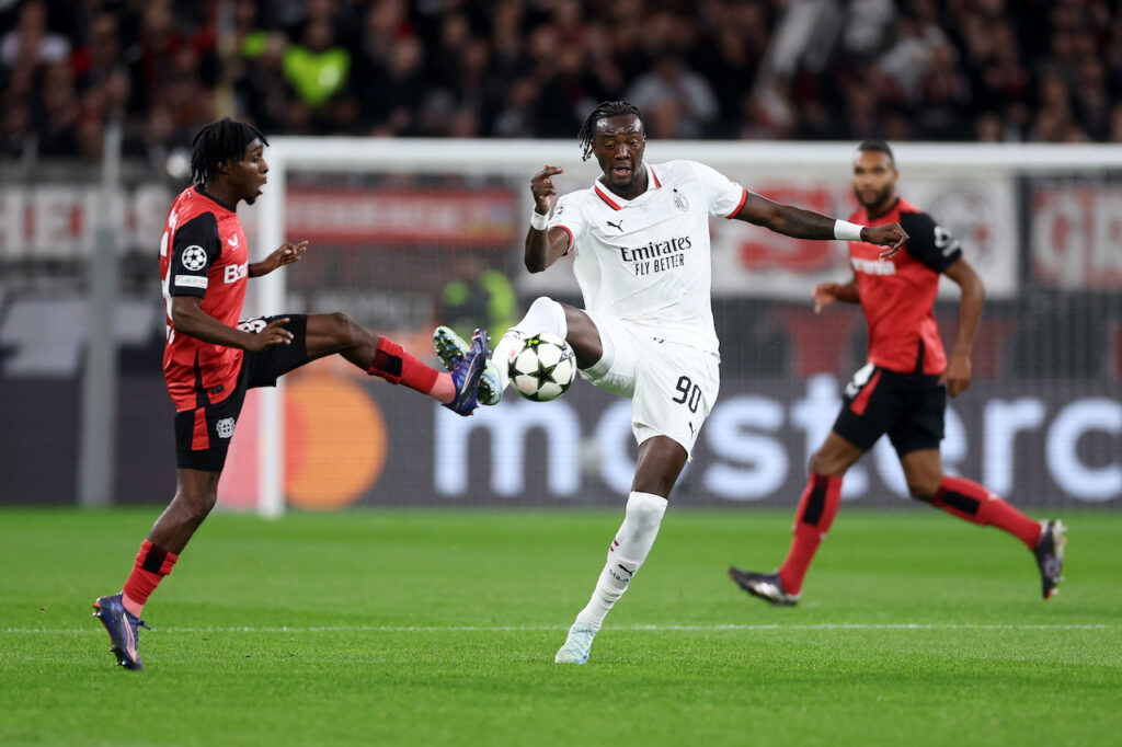 Tammy Abraham AC Milan Bayer Leverkusen-Milan 1-0 Champions League 2024-2025