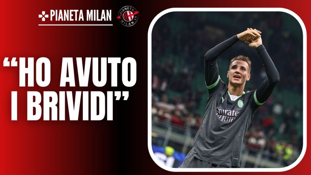 Francesco Camarda AC Milan Milan-Bruges 3-1 Champions League 2024-2025