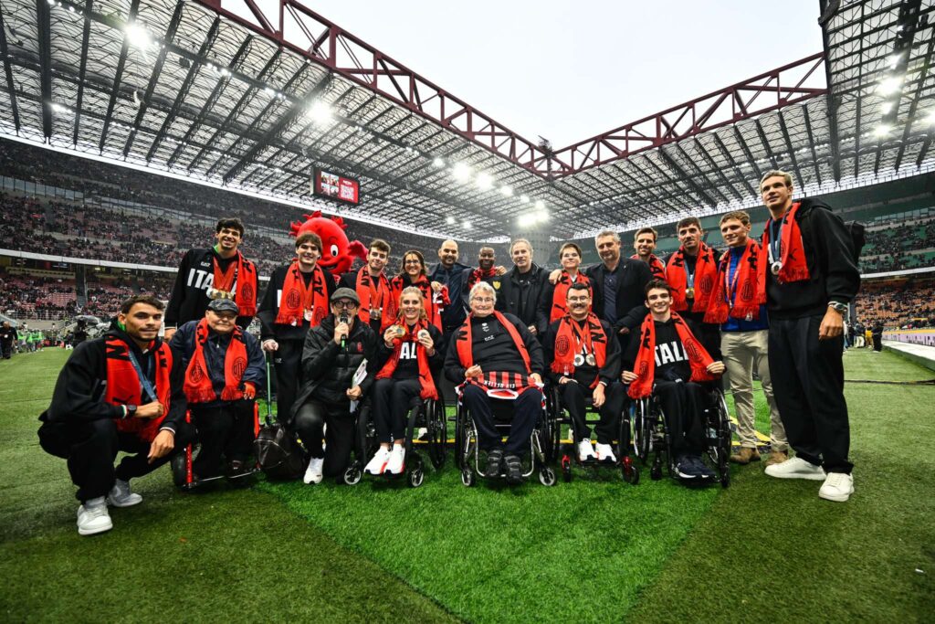 Milan-Udinese, la Fondazione Milan ospita atleti e atlete olimpici e paralimpici (fonte Milan)