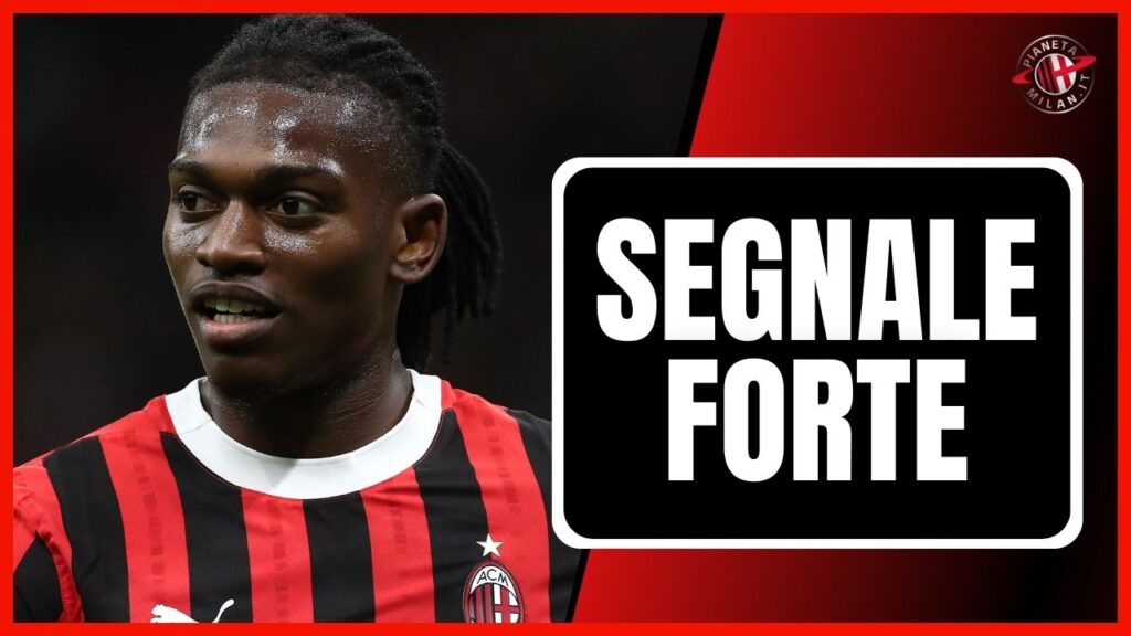 Rafael Leao attaccante AC Milan Milan-Lecce 3-0 Serie A 2024-2025