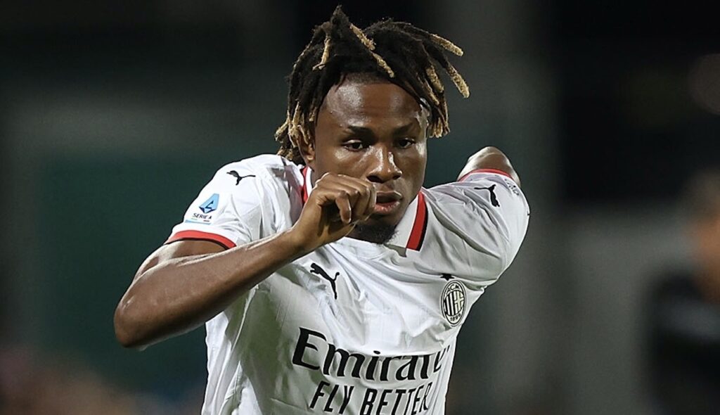 Samuel Chukwueze AC Milan Fiorentina-Milan 2-1 Serie A 2024-2025