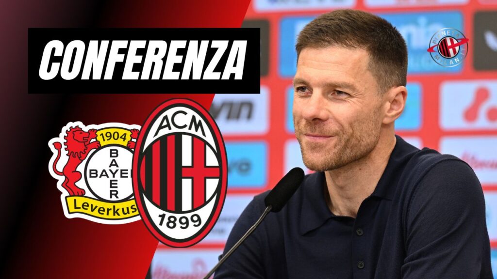 Conferenza Stampa LIVE Xabi Alonso Bayer Leverkusen-Milan Champions League 2024-2025