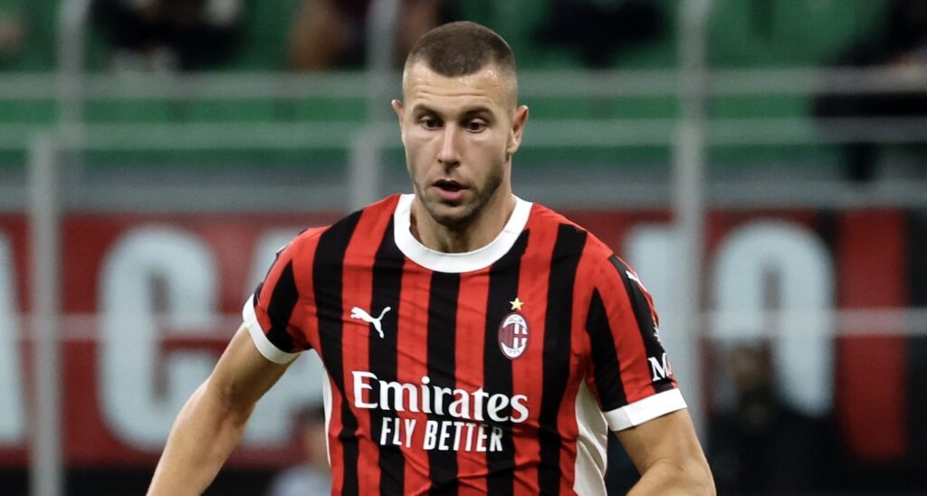 Strahinja Pavlovic AC Milan Milan-Liverpool 1-3 Champions League 2024-2025