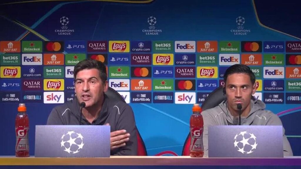 Milan Bruges Champions League 2024-2025 Fonseca Theo Hernandez Rafael Leao