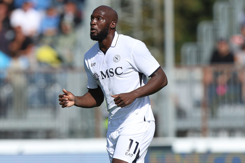 Romelu Lukaku, attaccante del Napoli (getty images)