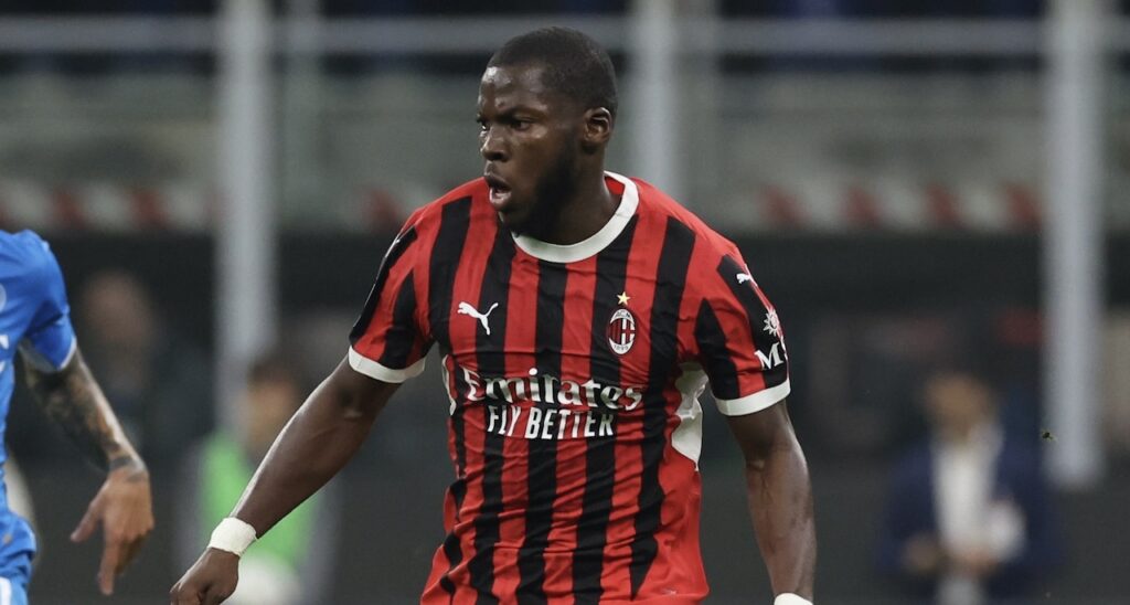 Yunus Musah AC Milan Milan-Napoli 0-2 Serie A 2024-2025
