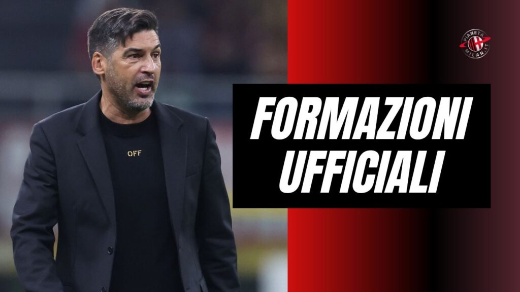 Formazioni ufficiali Milan-Udinese Serie A 2024-2025