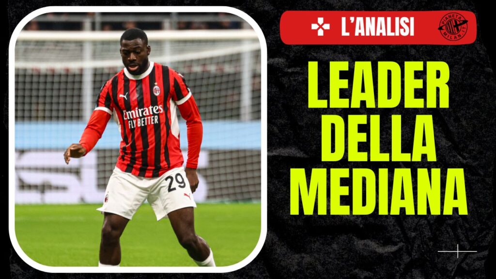 Youssouf Fofana AC Milan Milan-Udinese 1-0 Serie A 2024-2025