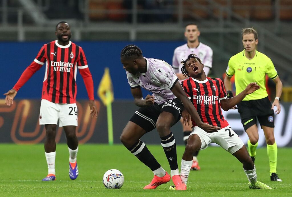 Samuel Chukwueze AC Milan Milan-Udinese 1-0 Serie A 2024-2025