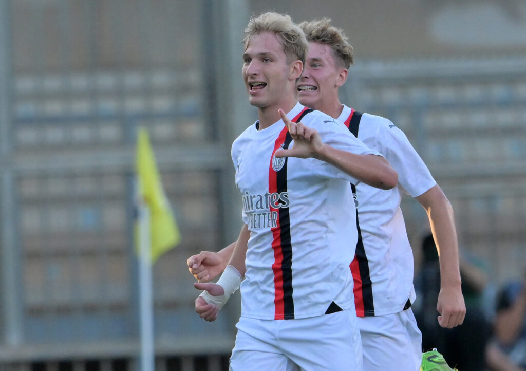Edoardo Tartaglia, calciatore del Milan Primavera (getty images)