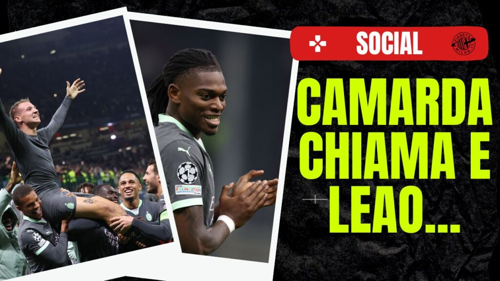 Francesco Camarda AC Milan Milan-Bruges 3-1 Champions League 2024-2025 Leao