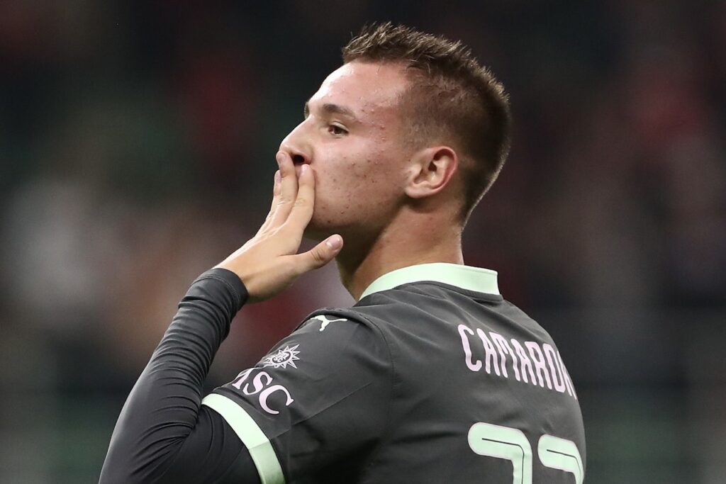 Francesco Camarda AC Milan Milan-Bruges 3-1 Champions League 2024-2025