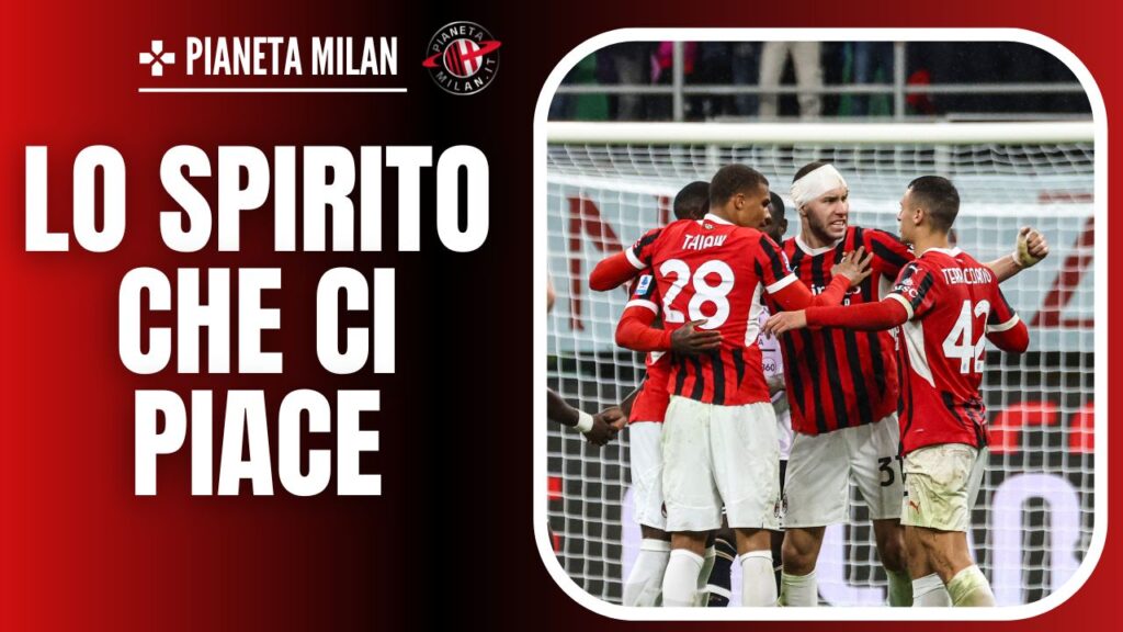Giocatori del Milan nel match contro l'Udinese 20/10/2024 PianetaMilan.it