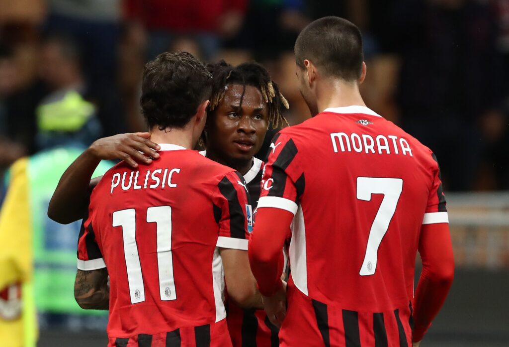 esultanza gol Samuel Chukwueze AC Milan Milan-Udinese 1-0 Serie A 2024-2025