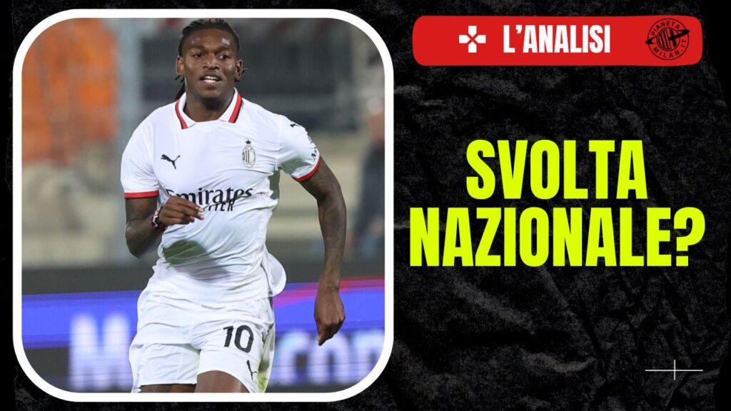 Rafael Leao AC Milan Fiorentina-Milan 2-1 Serie A 2024-2025