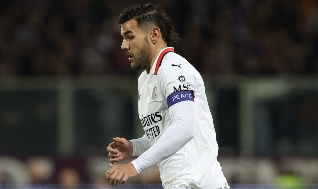 Theo Hernández AC Milan Fiorentina-Milan 2-1 Serie A 2024-2025