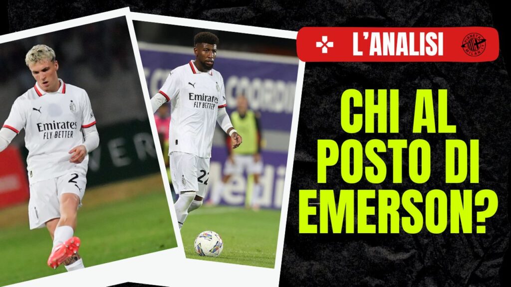 Emerson Royal Jimenez AC Milan Fiorentina-Milan 2-1 Serie A 2024-2025