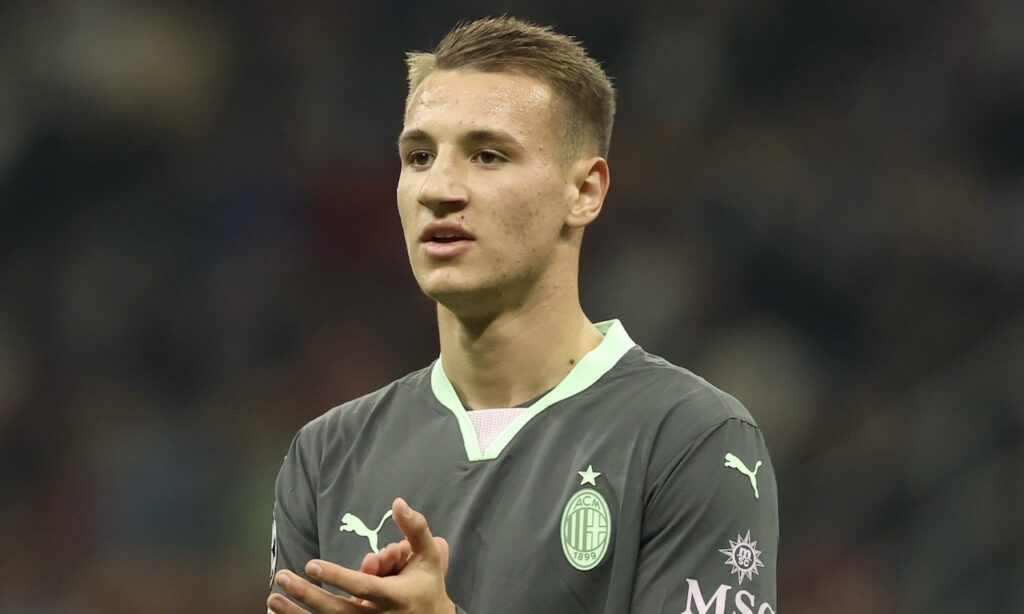 Francesco Camarda AC Milan Milan-Bruges 3-1 Champions League 2024-2025