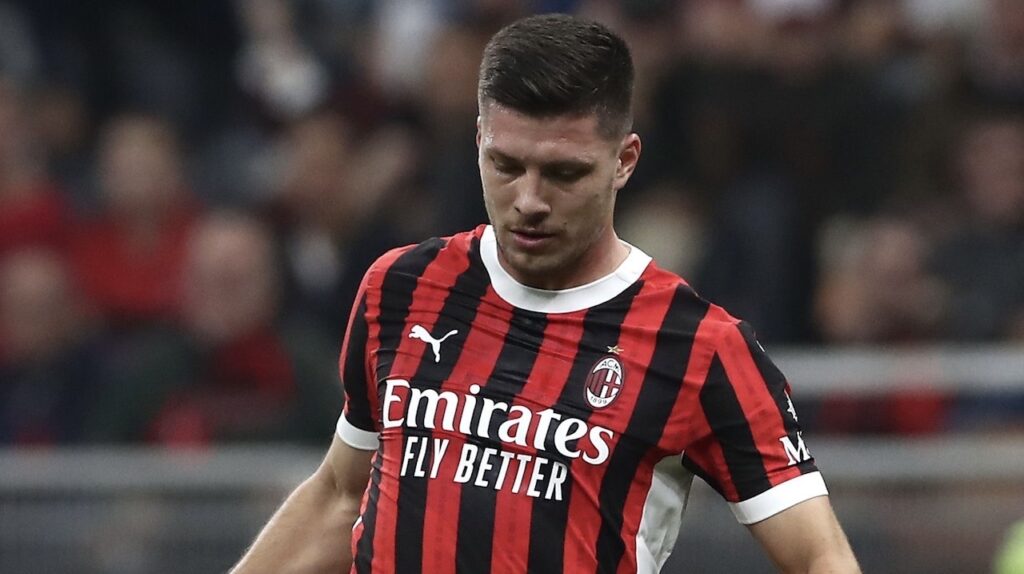 Luka Jovic AC Milan Milan-Lecce 3-0 Serie A 2024-2025