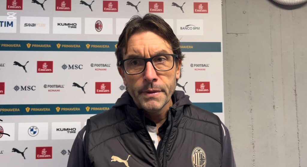 Milan Primavera, Guidi: “L’espulsione ha cambiato la partita, su Comotto…”