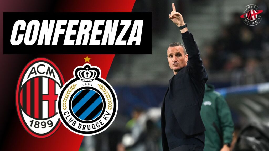 Milan-Bruges Champions League 2024-25 Hayen conferenza