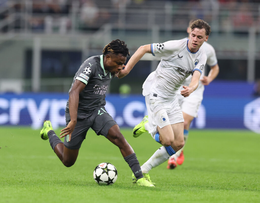 Samel Chukwueze Milan-Bruges 3-1 Champions League News